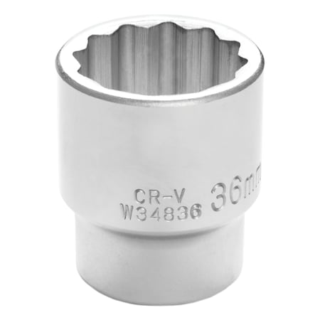 Performance Tool 3/4 IN DR. 12 PT SOCKET 36MM W34836