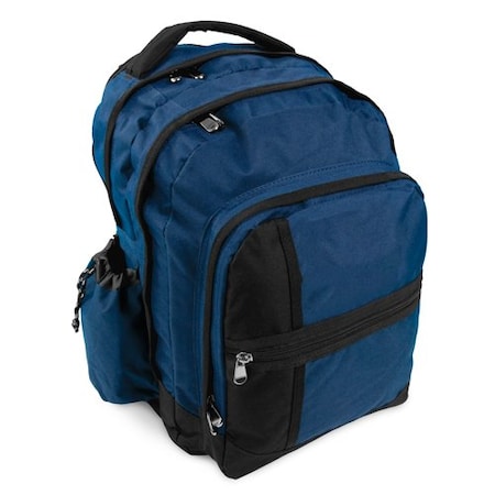 Propac Backpack, Canvas, 8" L, 12" W D2010-WEST-BLUE