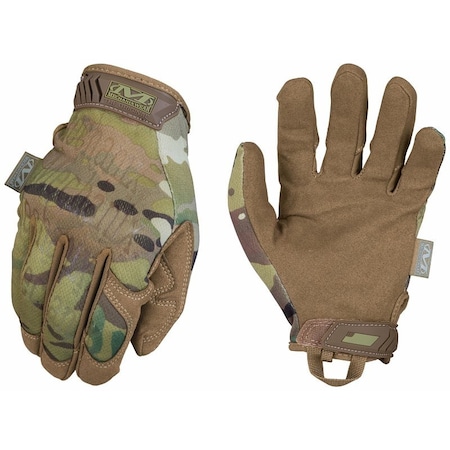 Mechanix Wear Gloves, L, Reinforced Thumb, Leather/TPR, Camouflage MG-78-010