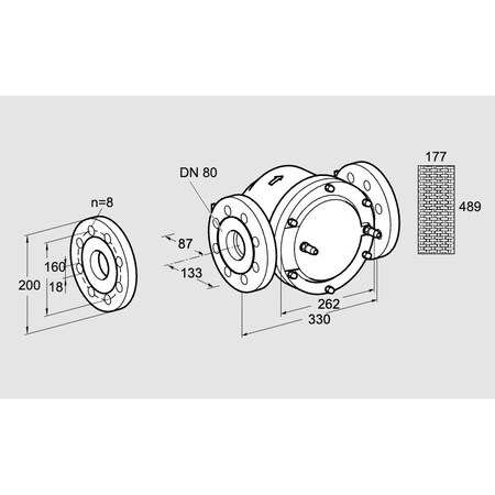 Honeywell Kromschroder FLTR, GAS, GFK 80F10 6 KS81943190