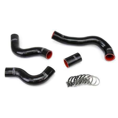 Hps Performance High Temp Reinforced Silicone Radiator Coolant Hose Kit, Black,  57-1847-BLK