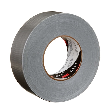 3M Duct Tape, Silver, 60 yd L, 1-7/8 in W DT11