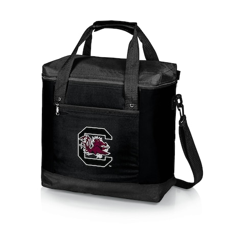 Picnic Time Family Of Brands NCAA South Carolina Gamecocks Montero Tote Cooler Bag - Soft Cooler Bag - Picnic Tote, Black 604-00-179-524-0
