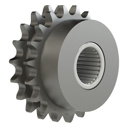 Brewer Machine & Gear Idler Sprocket, 2.47" OD, 1" Bore, Needle D35B19F
