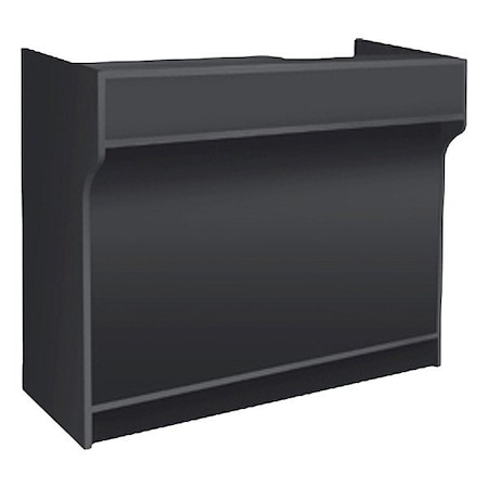 Specialty Store Services Retail Counter, Black, 42 in H, 48 in W 3438BK