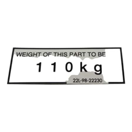 Komatsu PLATE, KOMATSU OEM 22L-98-22230 22L-98-22230