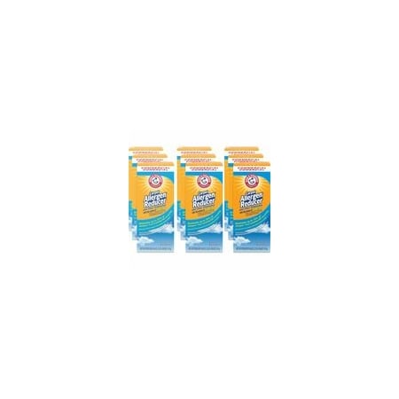 Arm & Hammer Commercial Carpet Allergen Reducer, Concentrate, 42.60 oz (2.66 lb), Light Scent, White, 9PK 84113