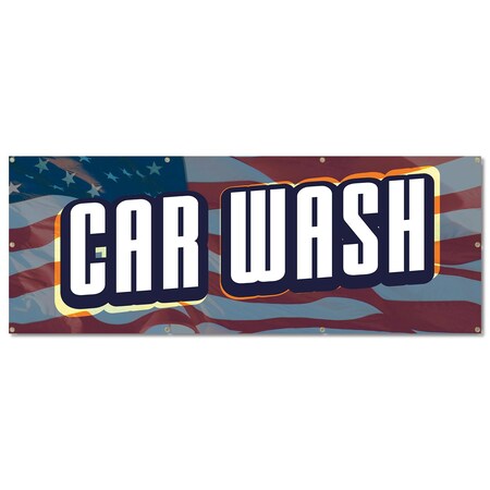 Signmission Car Wash, 36 Inch, Banner B-96-30354