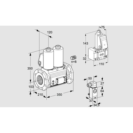Honeywell Kromschroder VCS8100F05NNWL3E/P3B-/3-PP KS88204861