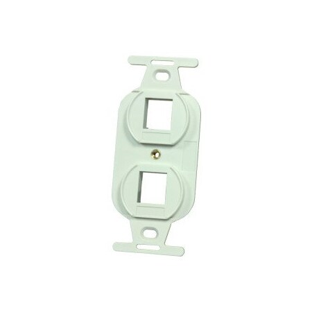 Ortronics 106 STYLE FRAME WITH, 2 KEYSTONE OPENINGS, KS106S2