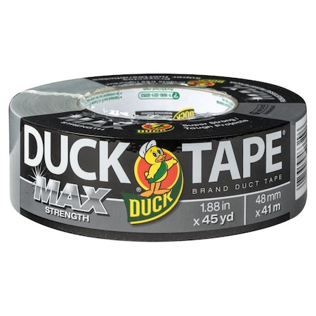 Duck Brand 240201 Duct Tape, 45 yd L, 1.88 in W, Silver 242947