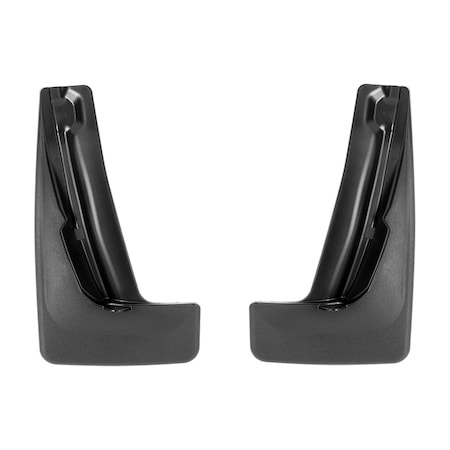 Weathertech Black, No Drill MudFlaps 120168