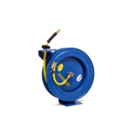 Blubird 0.37 in. x 50 ft. OS Air Hose on 18 gauge Heavy Duty Reel BLBOSRHD3850