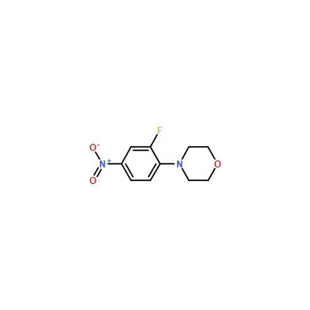 Ak Scientific 3-Fluoro-4-(morpholin-4-yl)nitrobenzene (25g), CAS 2689-39-6 Z2730-25g