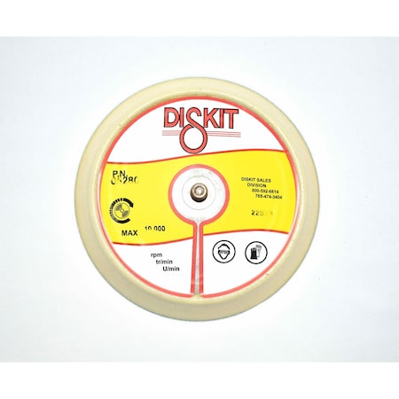 Diskit Diskit Abrasive Sanding Pad 05280: Soft, 5", PSA, 0 Hole, Slant Profile MADE IN USA 05280