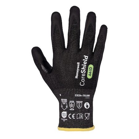 Honeywell Cut Protection Glove, Cut Level A4 , Micro-Foam , Foam , M 1 PR CS24-7518B-8