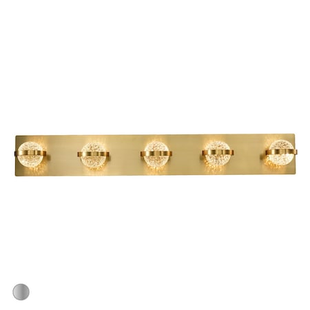 Eurofase Springfield Contemporary LED Wall Sconce, 1-Light, 1400 Lumens, White/Gold 37071-028