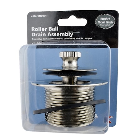 Plumb Pak ROLLER BALL ASSEMBLY BRUSHED NICKEL K826-34DSBN