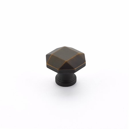 Schaub 1-1/4in Menlo Park Cabinet Knob Ancient Bronze Finish 531-ABZ