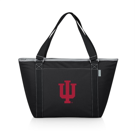 Picnic Time Family Of Brands NCAA Indiana Hoosiers Topanga Tote Cooler Bag - Soft Cooler Bag - Picnic Cooler, Black 619-00-175-674-0
