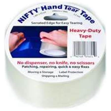 Nifty Products T3761RTL Clear Tape Hand Tear 2 in. x 55 Yds. 6999858