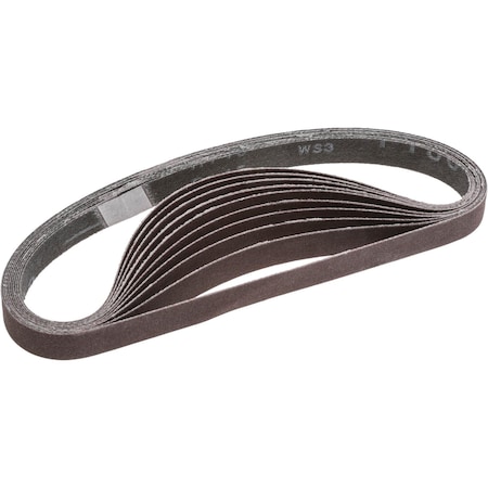Grizzly 1/2" x 18" A/O Sanding Belt 180 Grit, 10PK T25734