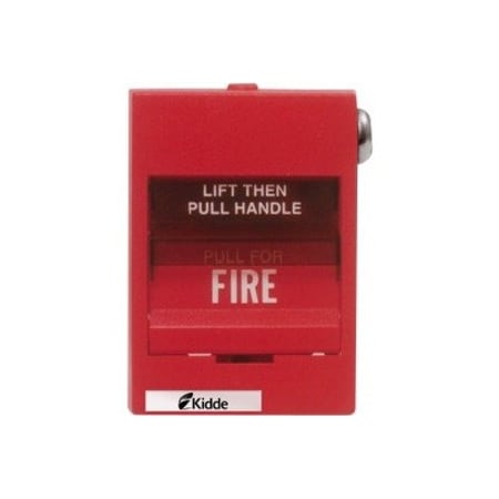 Kidde Fire Alarm Pull Station, Red, 3-5/8" D K-278B-1120