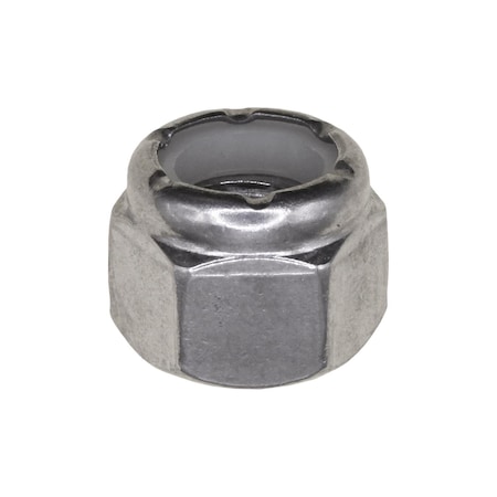 Auveco 3/8in-16 Nylon Insert Lock Nut 18-8, 25PK 13245