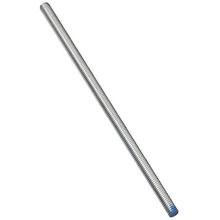 Stanley Threaded Rod, 1213 Thread, 72 in L, A Grade, Steel, Zinc, UNC Thread N179-622