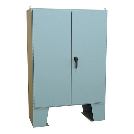 Hammond Handle Electrical Enclosure, 60 in H, 21 in D, 48 in W, 12, Steel 1422B20F