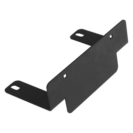 Fab Fours Vengeance Front Short License Plate Bracket - Matte Black FFBM2250-1