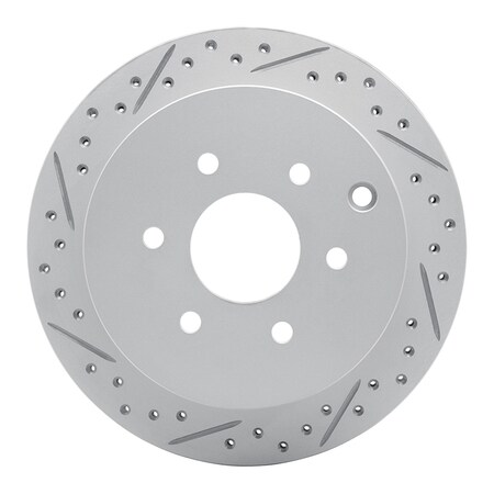 Dynamic Friction Co DFC Geoperformance Rotor - Drilled and Slotted 830-67094L