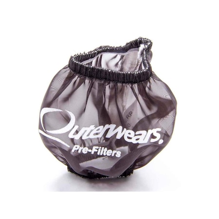 Overtime 3 in. Breather Pre-Filter, Black OV3616576