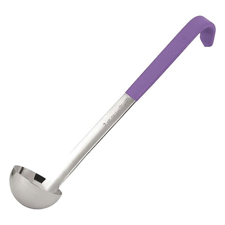 Vollrath Jacob's Pride Ladle, 10 5/8 in L, Purple 4980280