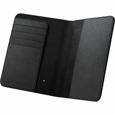 Satechi VEGAN-LEATHER FINDALL PASSPORT COVER (BLACK) ST-VPCK