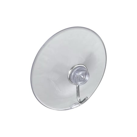 National Hardware V2524 Series Suction Cup, Steel Hook, PVC Base, Clear Base, 2 lb Working Load, 3PK N259-952