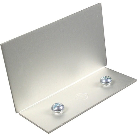 Wiremold Blank End Fitting, Gray, Aluminum AL3310B