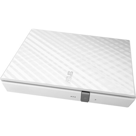 Asus 8X USB2.0 DVD+/-RW Slim External Writer (White), Retail SDRW-08D2S-U/WHT/G/AS
