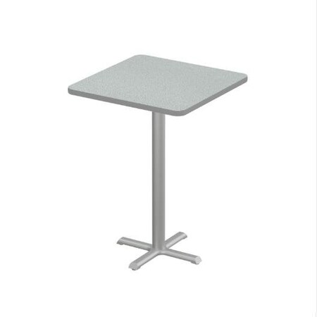 Correll Square Cafe Table, 36 in W, 36 in L, 42 in H, Particleboard Top, Gray Granite SXB36S-15-98-13