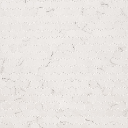 Msi Brighton Grey 12" X 12" Hexagon Matte Porcelain Mosaic Tile, PK8 ZOR-MD-0601