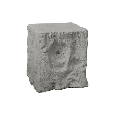 Monarch Specialties Accent Table 25"h, Indoor or Outdoor, Nightstand, Side Table, Square, Grey, Modern I 4110