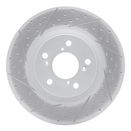 Dynamic Friction Co DFC Geoperformance Rotor - Drilled and Slotted 830-59056L