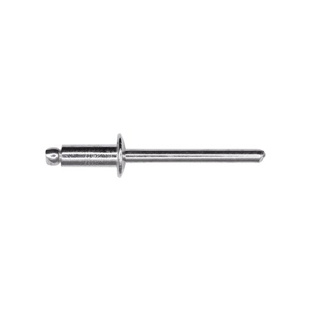 Auveco Pan-L Rivets Dome 3/8in Diameter 3/16in Grip 1/8in-1/4in, 500PK 8310