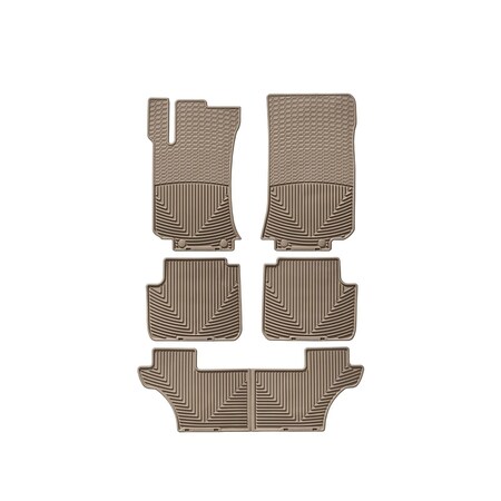 Weathertech Tan, Front, Rear, and Rear All Weather Floor Mats W104TN106TN107T