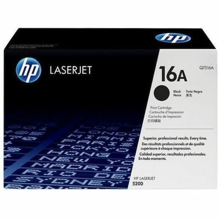 Hp Toner Cartridge, Black Q7516A