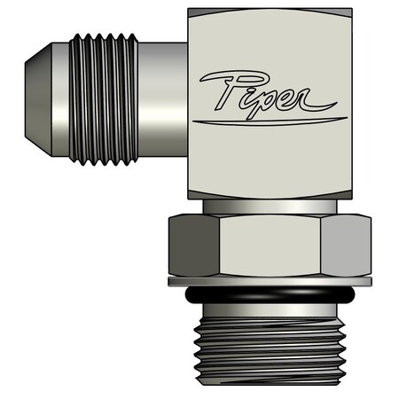 Piper Male JIC to Male O-Ring Boss Adjustable 90 Degree Elbow 1/2in. Male JIC-5/8in. Male O-Ring Boss 0790-08-10