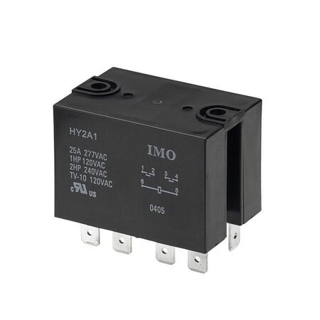 Imo Automation High Capacity Industrial Relay DPNO, 25A, 230VAC, 2.7VA, AgSnO2 HY2A1230AC