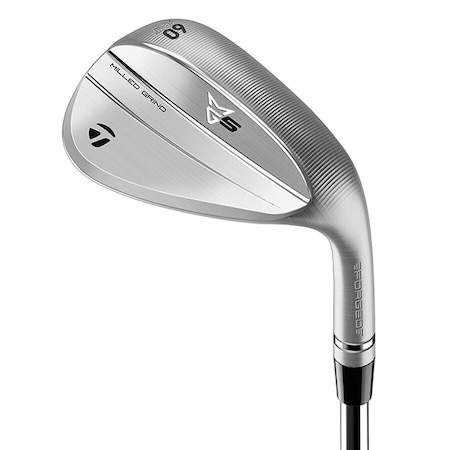 Taylormade Milled Grind 5 Satin Chrome Wedge - Steel Shaft - Right Hand/60-10 SB TAYMG5SCWSS