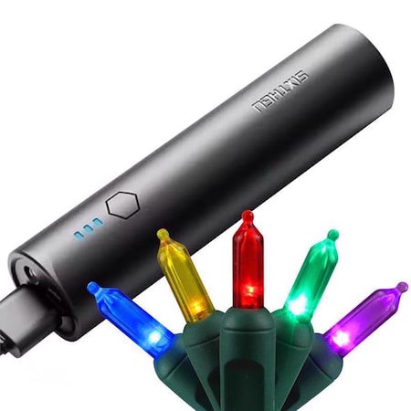 Celebrations Platinum LED T5 Multicolored 50 ct String Smart-Enabled Christmas Lights 16.3 ft. CPT550MUA