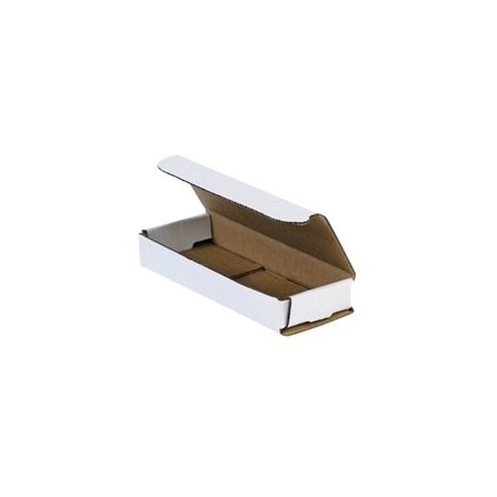 Bubblefast 50-6 1/2 x 2 1/2 x 1'' White Corrugated Mailers, 50PK BFMRX1X